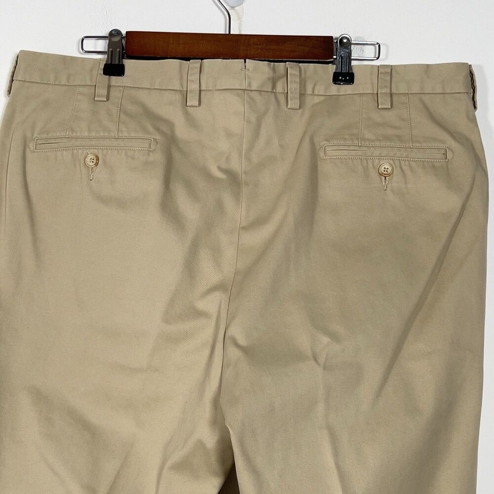 Peter Millar Raleigh Washed Twill Pant Mens Sz 40x38(32) Khaki 100% Pima Cotton - Picture 4 of 12